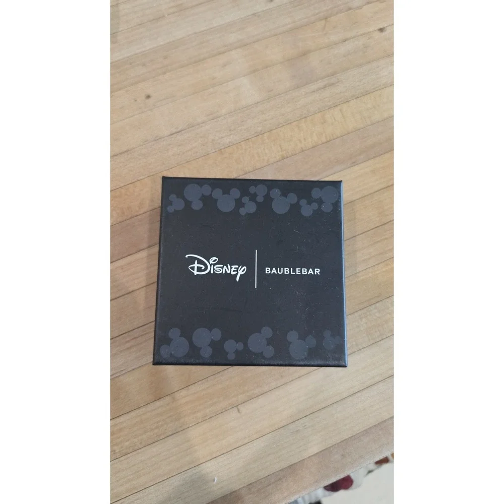 NIB BaubleBar/Disney Mickey Mouse w/Devil Horns Pierced Earrings Studs Halloween